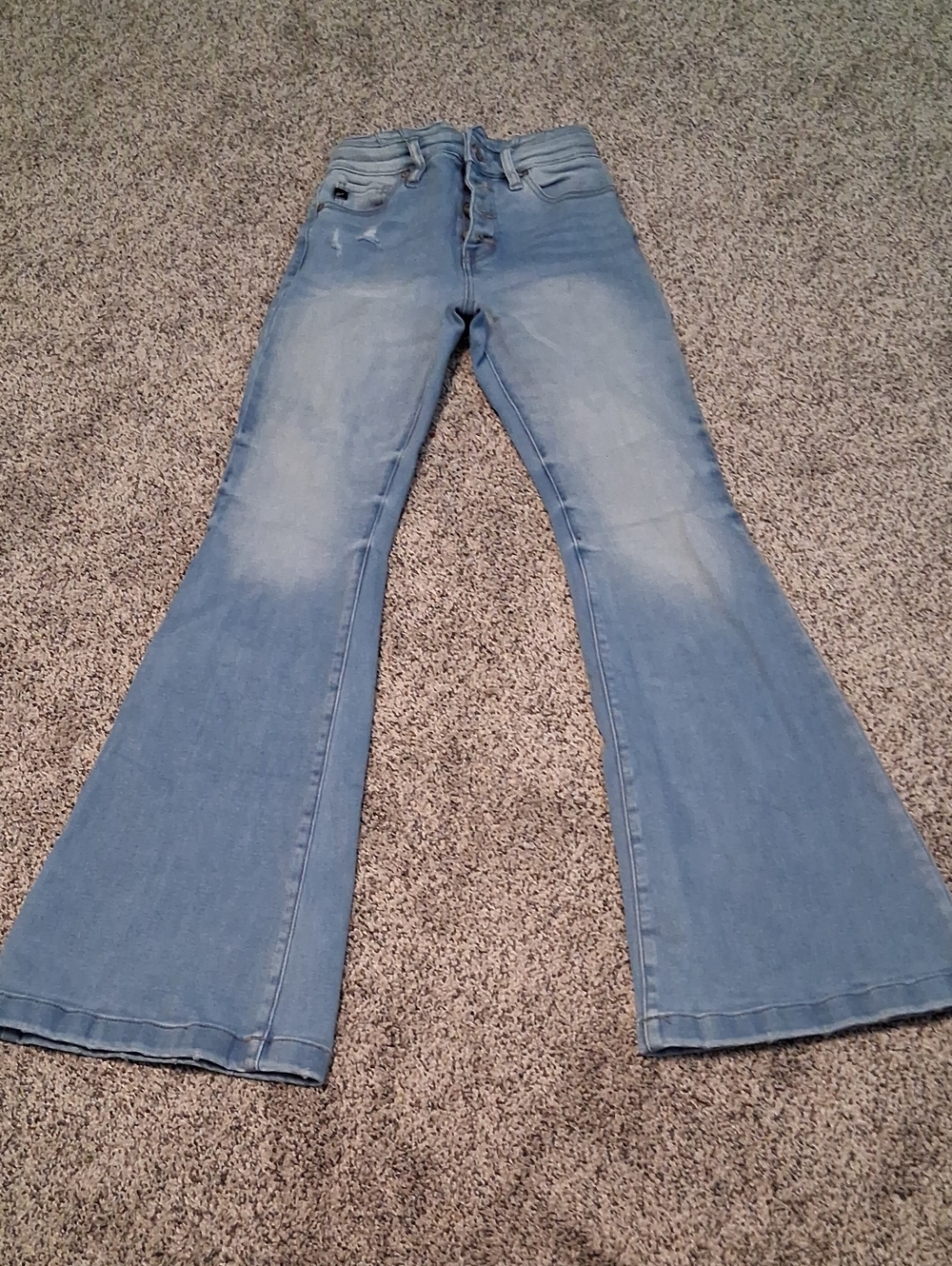 KanCan Light Wash High-Rise Flare Jeans